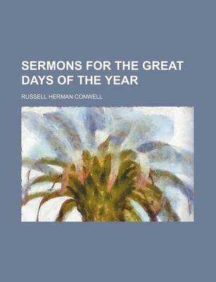 Book cover for Sermons for the Great Days of the Year