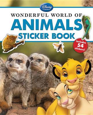 Cover of Disney Learning Wonderful World of Animals Sticker Book
