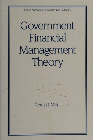 Cover of Government Financial Management Theory