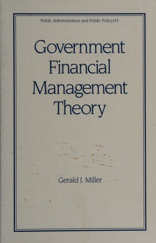 Book cover for Government Financial Management Theory