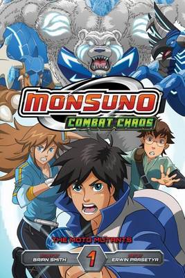 Book cover for Monsuno Combat Chaos, Vol. 1: The Moto Mutants