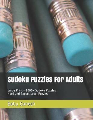 Cover of Sudoku Puzzles For Adults Large Print