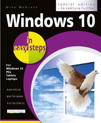 Book cover for Windows 10 in easy steps - Special Edition