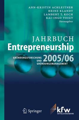 Book cover for Jahrbuch Entrepreneurship