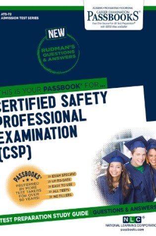 Cover of Certified Safety Professional Examination (Csp) (Ats-72)