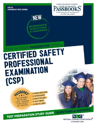 Book cover for Certified Safety Professional Examination (Csp) (Ats-72)