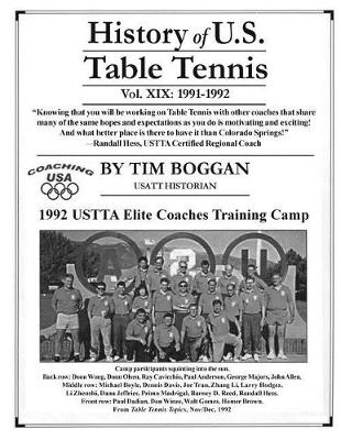 Book cover for History of U.S. Table Tennis Volume 19