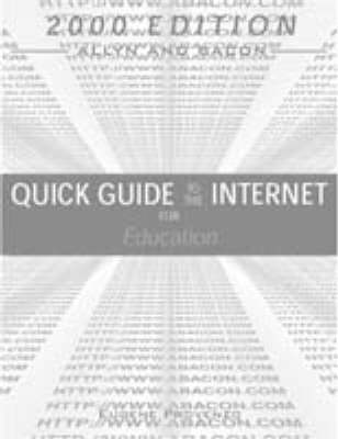 Book cover for Allyn & Bacon Quick Guide to the Internet for Education, 2000 Edition (Value-Package Option Only)