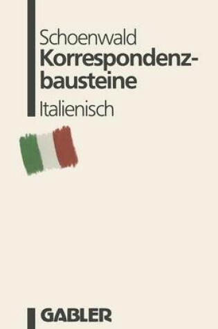 Cover of Korrespondenzbausteine Italienisch