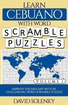 Book cover for Learn Cebuano with Word Scramble Puzzles Volume 1