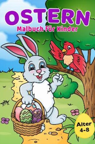 Cover of Ostern Malbuch fur Kinder 4-8 Jahren