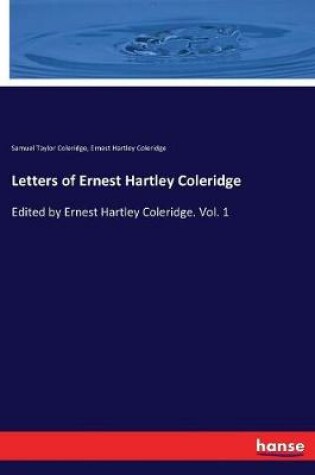 Cover of Letters of Ernest Hartley Coleridge