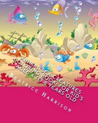 Book cover for Animal Sea Creatures Coloring Book