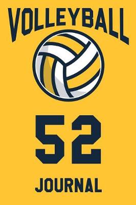 Book cover for Volleyball Journal 52