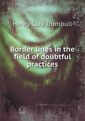 Book cover for Border lines in the field of doubtful practices