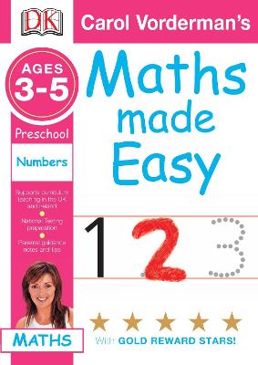 Book cover for Maths Made Easy Numbers Preschool Ages 3-5