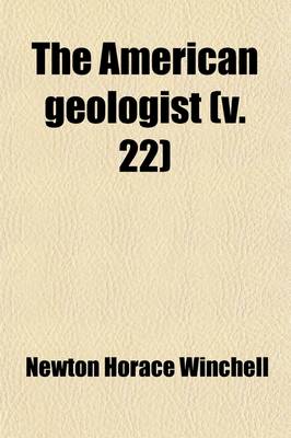 Book cover for The American Geologist Volume 22