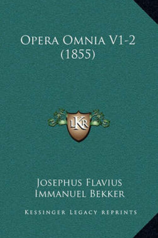 Cover of Opera Omnia V1-2 (1855)