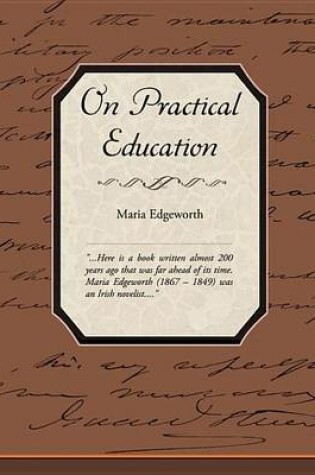Cover of On Practical Education