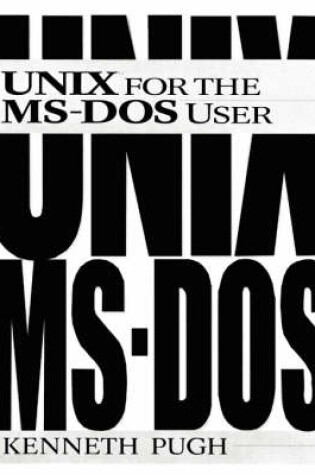 Cover of UNIX for the MS-DOS User