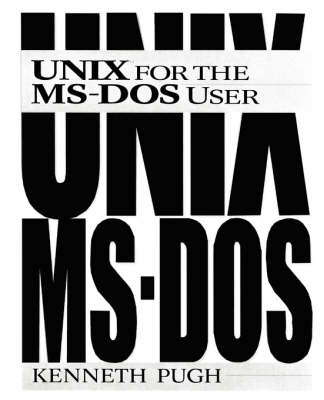 Book cover for UNIX for the MS-DOS User