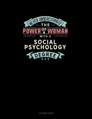 Cover of Never Underestimate The Power Of A Woman With A Social Psychology Degree