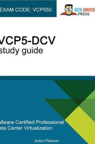 Cover of Vmware Vcp5-DCV Study Guide