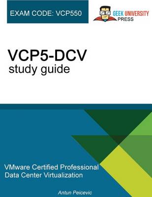 Book cover for Vmware Vcp5-DCV Study Guide