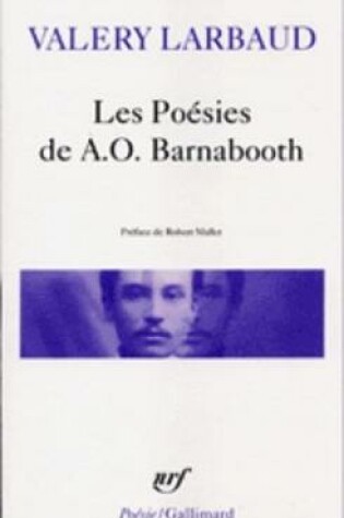 Cover of Les Poesies De A.O. Barnabooth Poesies Diverses