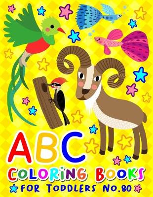 Book cover for ABC Coloring Books for Toddlers No.80