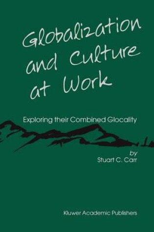 Cover of Globalization and Culture at Work