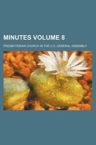 Cover of Minutes Volume 8