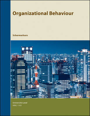 Book cover for Organizational Behavior, Custom eBook for Universite Laval