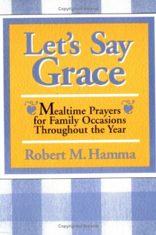 Cover of Let's Say Grace