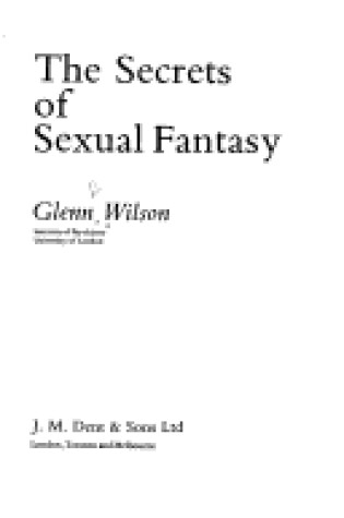 Cover of Secrets of Sexual Fantasy