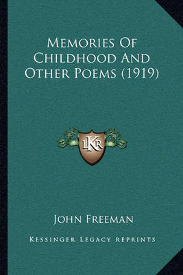 Book cover for Memories of Childhood and Other Poems (1919)