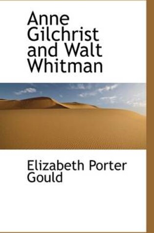 Cover of Anne Gilchrist and Walt Whitman
