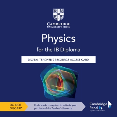 Book cover for Physics for the IB Diploma Digital Teacher's Resource Access Card