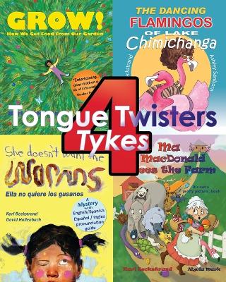 Book cover for 4 Tongue Twisters for Tykes