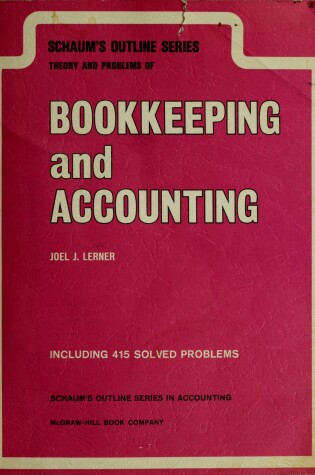 Cover of Schaum's Outline of Theory and Problems of Bookkeeping and Accounting