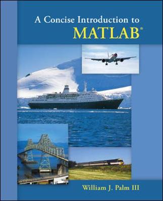 Book cover for A Concise Introduction to Matlab