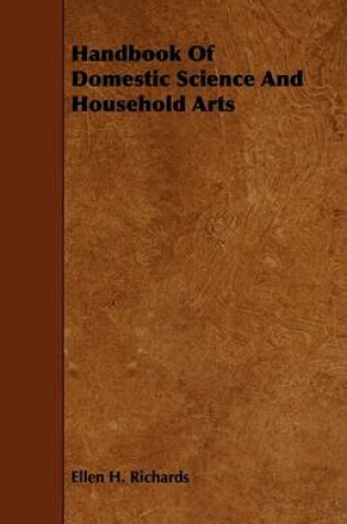 Cover of Handbook Of Domestic Science And Household Arts