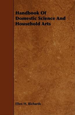 Book cover for Handbook Of Domestic Science And Household Arts