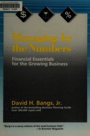 Cover of Managing by the Numbers