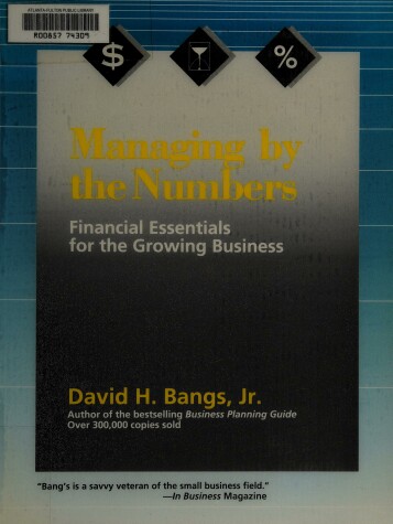 Book cover for Managing by the Numbers