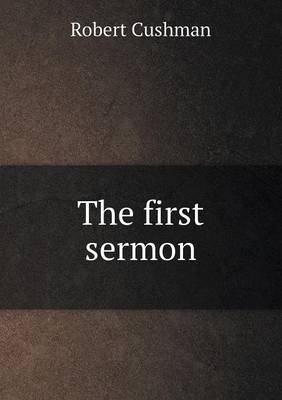 Book cover for The first sermon