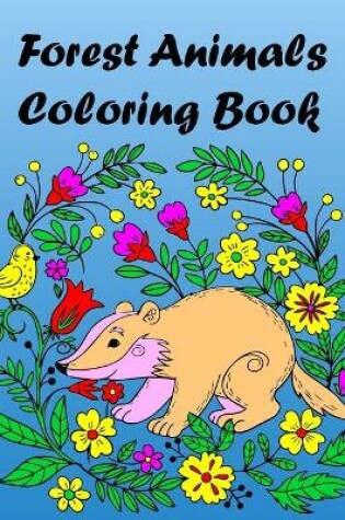 Cover of Forest Animals Coloring Book