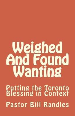 Cover of Weighed And Found Wanting