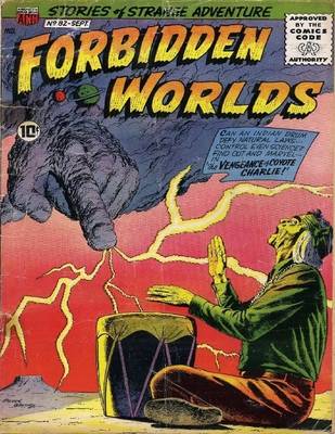 Book cover for Forbidden Worlds Number 82 Horror Comic Book