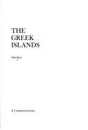 Book cover for Greek Islands